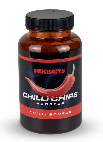 Mikbaits chilli chips booster chilli scopex 250 ml