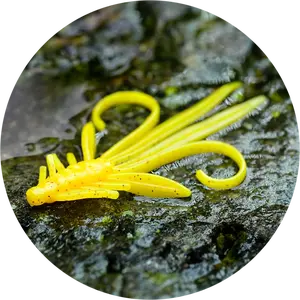 Redbass gumová nástraha nymfa yellow rg - s 53 mm