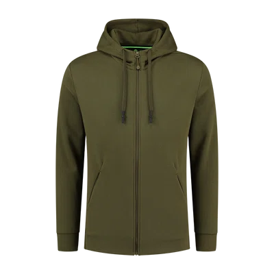 Korda mikina kore zip pro hoodie olive - velikost m