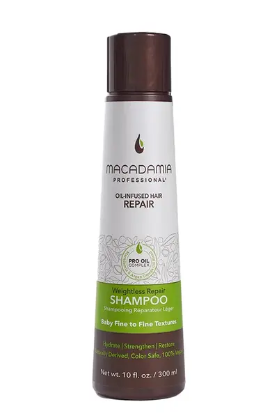 Macadamia Lehký hydratační šampon pro všechny typy vlasů Weightless Repair (Shampoo) 300 ml
