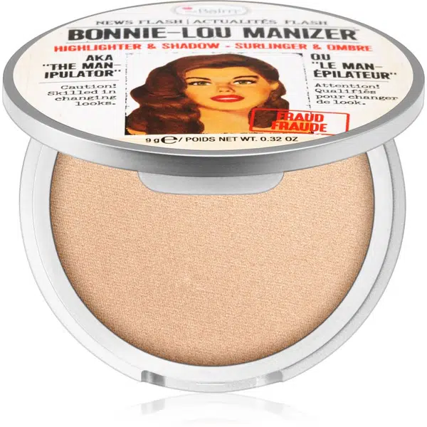 theBalm Lou Manizer Luminizer rozjasňovač, zvýrazňovač a stíny v jednom odstín Bonnie 9 g