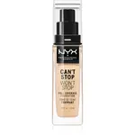 NYX Professional Makeup Can't Stop Won't Stop Full Coverage Foundation vysoce krycí make-up odstín 06 Vanilla 30 ml