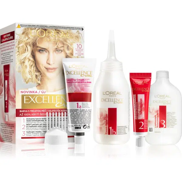 L’Oréal Paris Excellence Creme barva na vlasy odstín 10 1 ks