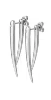 Hot Diamonds Originální stříbrné náušnice s diamanty Reflect DE715