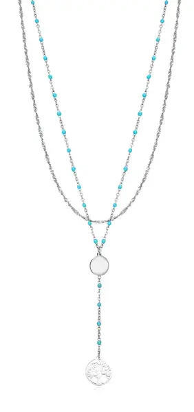 Viceroy Nadčasový ocelový náhrdelník Strom života Kiss 1390C01000