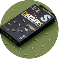 One more cast zarážky dazzlers magowhite distance hook bead 30 ks - s