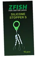 Zfish zarážky silicone stopper čirá 15 ks - s