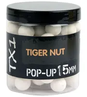 Shimano plovoucí boilie tx1 pop up tiger nut fluoro white - 15 mm 80 g