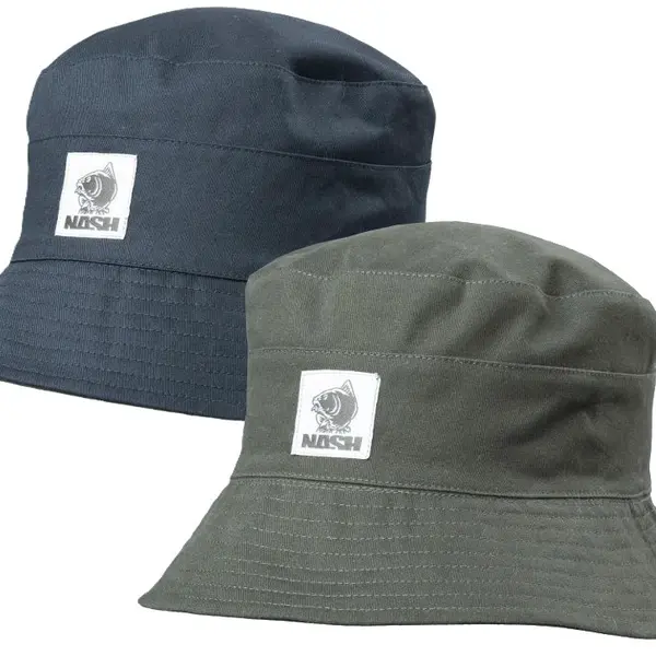 Nash klobouk make it happen badge reversible bucket hat black/green