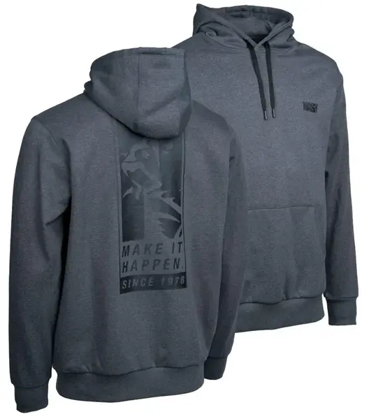 Nash mikina make it happen since 1978 hoody grey marl - l