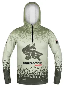 Delphin tričko s kapucí uv armor 50+ predator - xxxl
