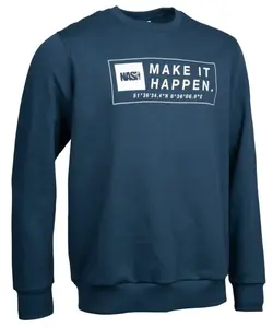 Nash mikina make it happen coordinates jumper navy blue - m
