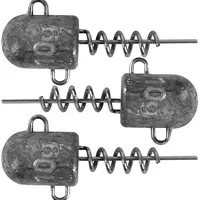 Fox rage jigová hlavička corkscrew bullet jig heads 3 ks-10 g