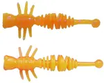Berkley gumová nástraha powerbait power larvae fluo orange sunshine yellow - 4 cm 12 ks