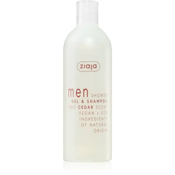 Ziaja Men šampon a sprchový gel 2 v 1 Red Cedar 400 ml