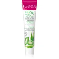 Eveline Cosmetics 99% Natural Aloe Vera zklidňující depilační krém linie bikin a podpaží 125 ml