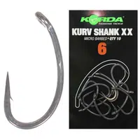 Korda háčky kurv shank xx 10 ks - velikost 6