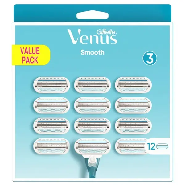Gillette Náhradní hlavice Venus Smooth 12 ks