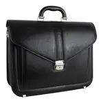 Pánská aktovka REAbags 7173-TR Black/Nickel