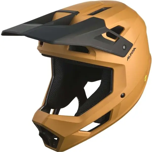 Alpina Sports PIKES MIPS Sjezdová přilba, hnědá, velikost (52 - 55)