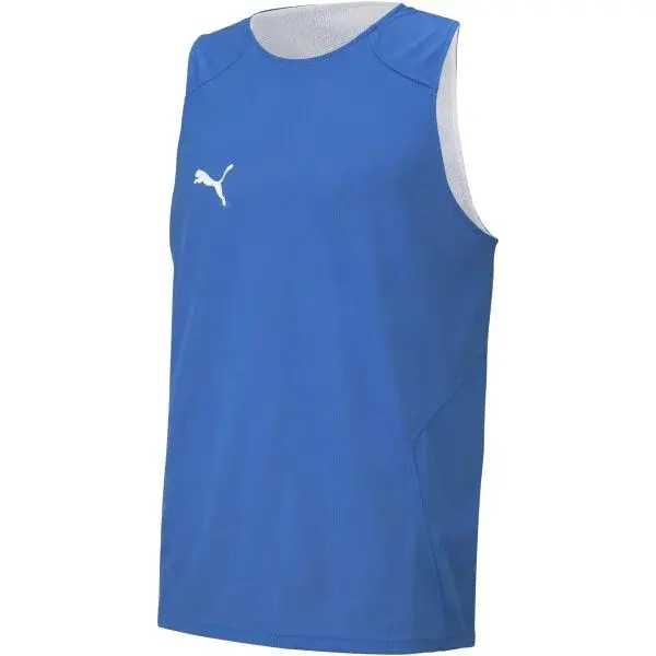 Puma DACH PRACTISE JERSEY Oboustranný pánský dres, modrá, velikost