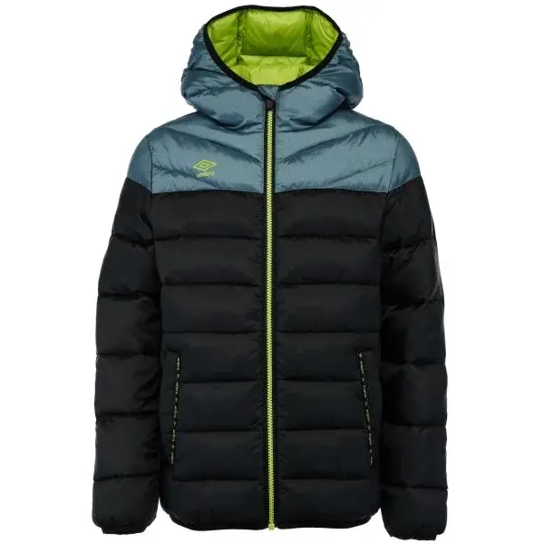 Umbro NATS Dětská lehká prošívaná bunda, černá, velikost 164-170