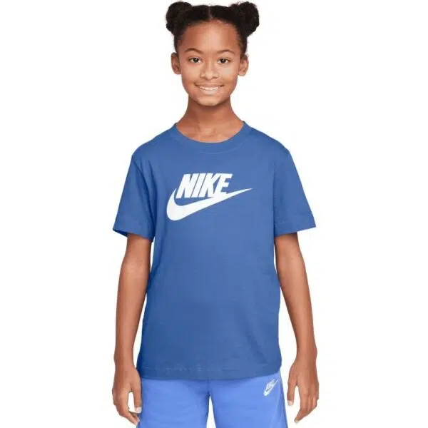 Nike SPORTSWEAR TEE FUTURA Dětské triko, modrá, velikost