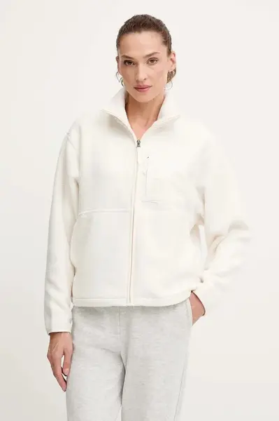 Fleecová mikina The North Face Yumiori Off dámská, béžová barva, hladká, NF0A8EUZQLI1