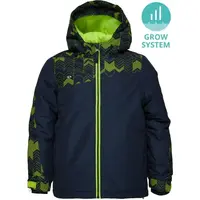 LOAP CUSA GROW SYSTEM Rostoucí dětská lyžařská bunda, tmavě modrá, velikost 122-128