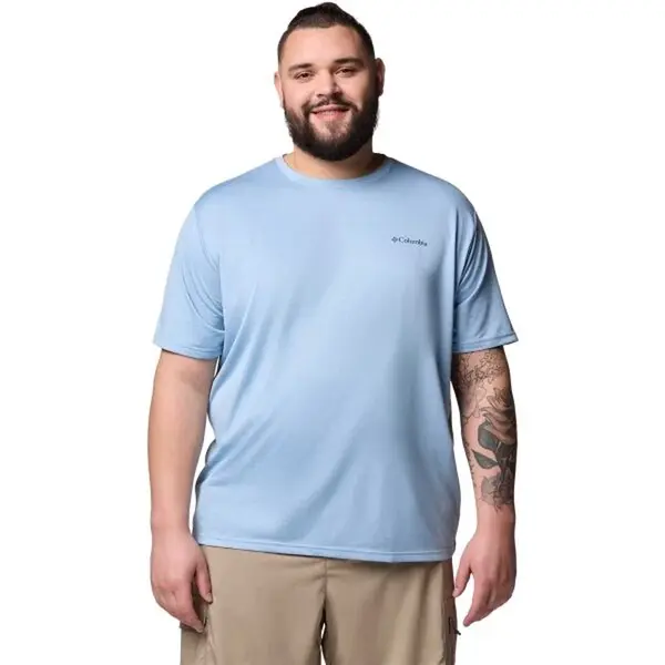 Columbia HIKE CREW Pánské triko, světle modrá, velikost