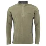 Columbia KLAMATH RANGE II HALF ZIP Pánská outdoorová mikina, khaki, velikost
