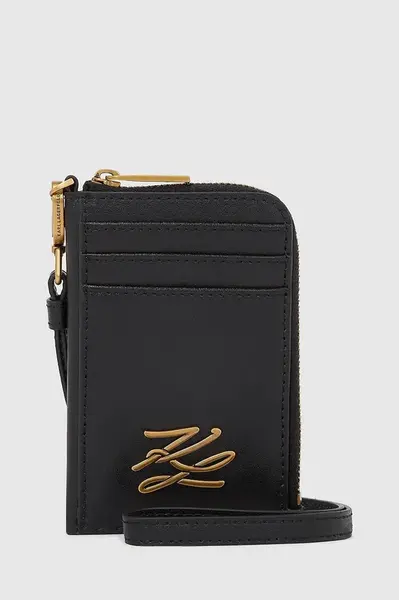 Kožená peněženka Karl Lagerfeld K/AUTOGRAPH