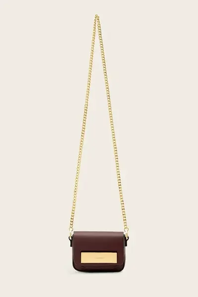 Kožená kabelka AllSaints ETTA