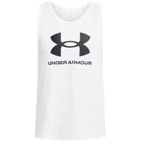 Under Armour SPORTSTYLE Pánské tílko, bílá, velikost M