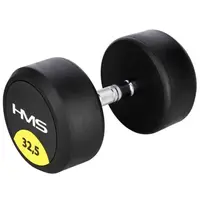 HMS HG PRO 32,5 KG Jednoruční činka, černá, velikost 32,5 KG