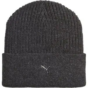 Puma METAL CAT BEANIE Zimní čepice, tmavě šedá, velikost