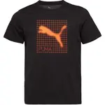 Puma TECH GRAPHIC TEE Pánské triko, černá, velikost