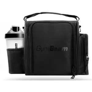 GymBeam FIT Taška na jídlo, černá, velikost