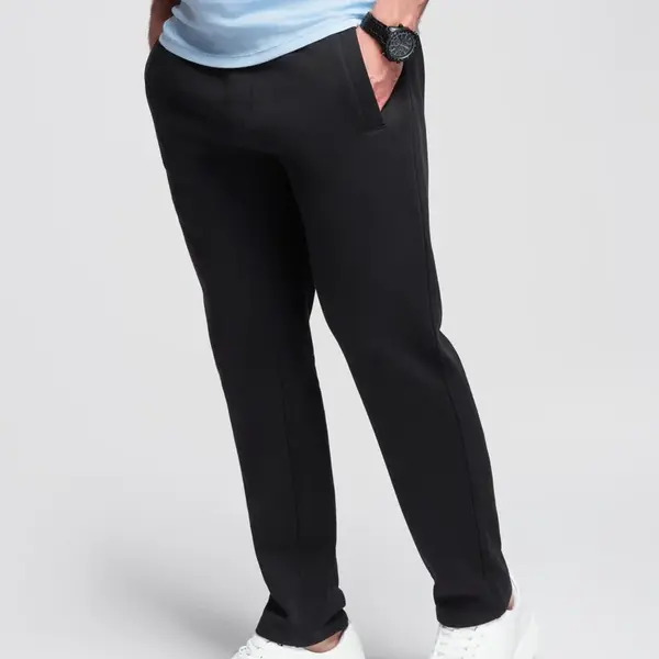 Ombre Men's sweatpants with unlined leg - black