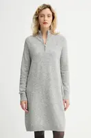 Šaty s příměsí vlny Marc O'Polo šedá barva, mini, 5000006932