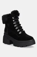 Nízké kozačky Guess YARELI černá barva, na podpatku, zateplené, FLFYRL SUE10