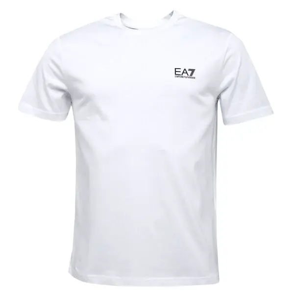 EA7 CORE ID Pánské tričko, bílá, velikost