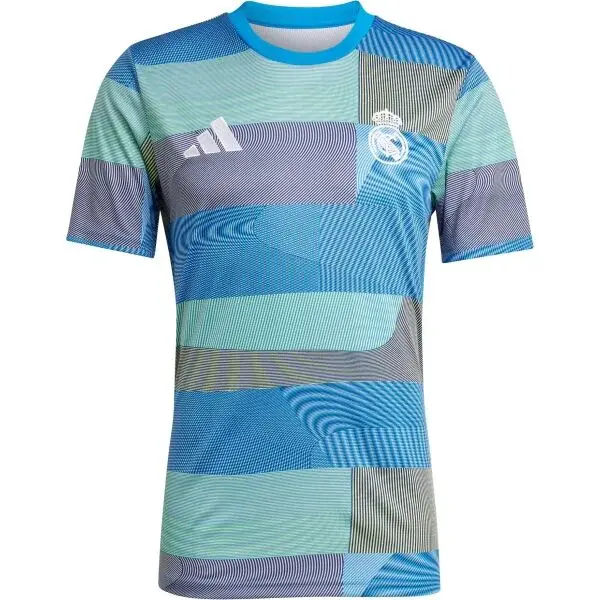 adidas REAL MADRID PRESHI Pánské sportovní triko, modrá, velikost XXXL