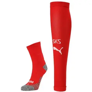 Puma TEAM SKS STACKED SOCKS PROMO Pánské štulpny, červená, velikost 47-49