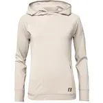 Fitforce NOSKANA Dámská fitness mikina, béžová, velikost