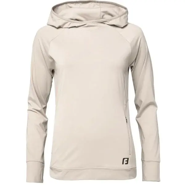 Fitforce NOSKANA Dámská fitness mikina, béžová, velikost