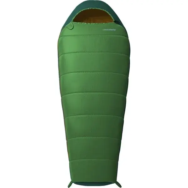 Crossroad GRANADA 180 JR Juniorský spací pytel, zelená, velikost 180 cm - levý zip