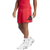 adidas TRAIN ESSENTIALS LOGO SHORTS Pánské šortky, červená, velikost L 7"