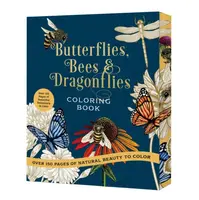 Butterflies, Bees & Dragonflies Coloring Book - Editors of Chartwell Books