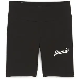 Puma ESSENTIALS+ BLOSSOM 7 SCRIPT SHORT Dámské kraťasy, černá, velikost